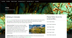 Desktop Screenshot of hikeparkcounty.com